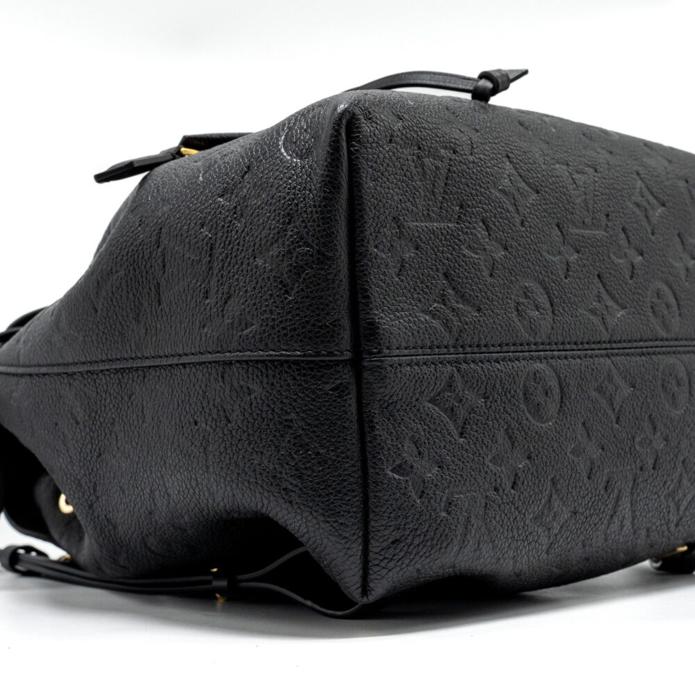 AAA Replica Louis Vuitton LV MONTSOURIS PM BACKPACK MONOGRAM EMPREINTE BLACK GHW