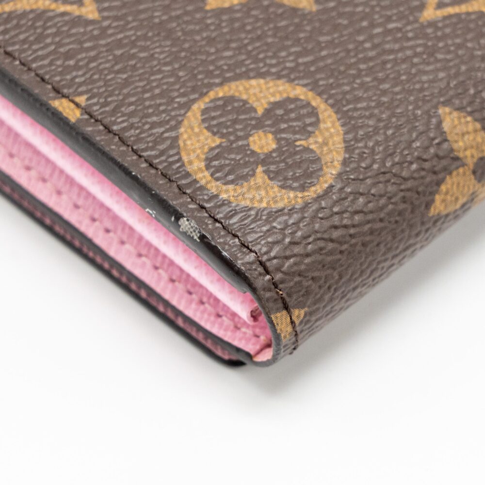 AAA Replica Louis Vuitton LV SARAH WALLET 2016 CHRISTMAS LIMITED EDITION MONOGRAM CANVAS ROSE BALLERINE GHW