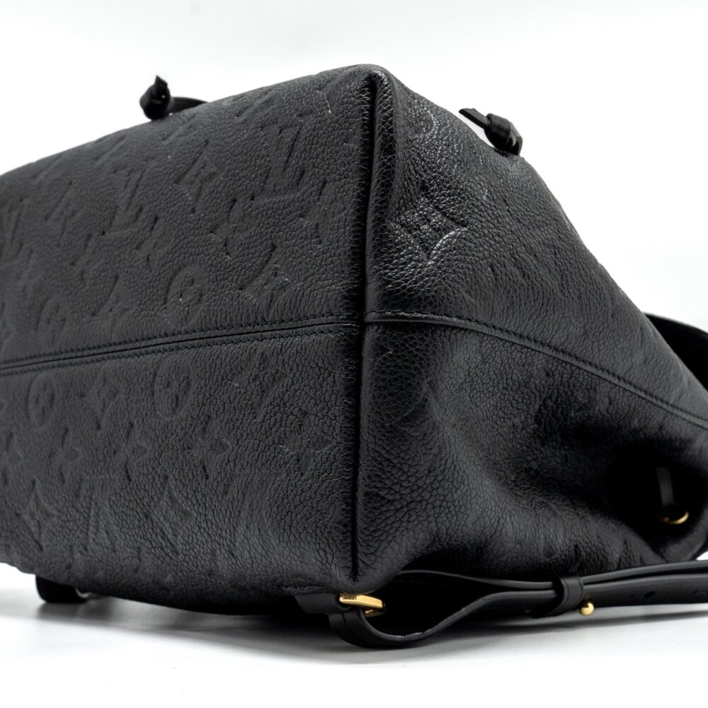 AAA Replica Louis Vuitton LV MONTSOURIS PM BACKPACK MONOGRAM EMPREINTE BLACK GHW