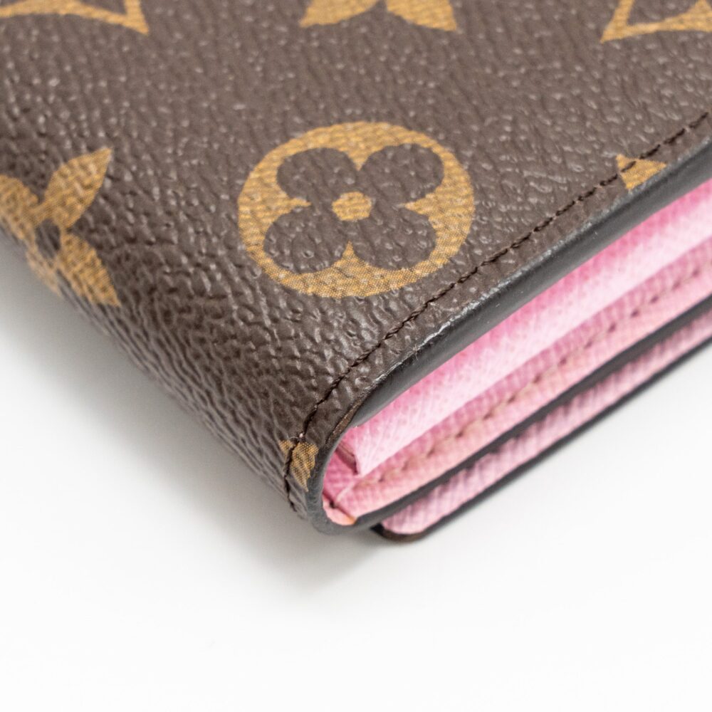 AAA Replica Louis Vuitton LV SARAH WALLET 2016 CHRISTMAS LIMITED EDITION MONOGRAM CANVAS ROSE BALLERINE GHW