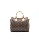 AAA Replica Louis Vuitton LV SPEEDY 25 MONOGRAM CANVAS WITH INITIAL