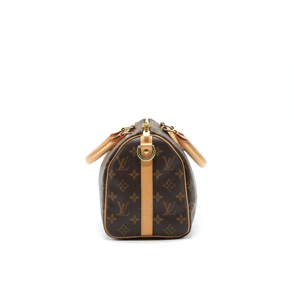 AAA Replica Louis Vuitton LV SPEEDY 25 MONOGRAM CANVAS WITH INITIAL