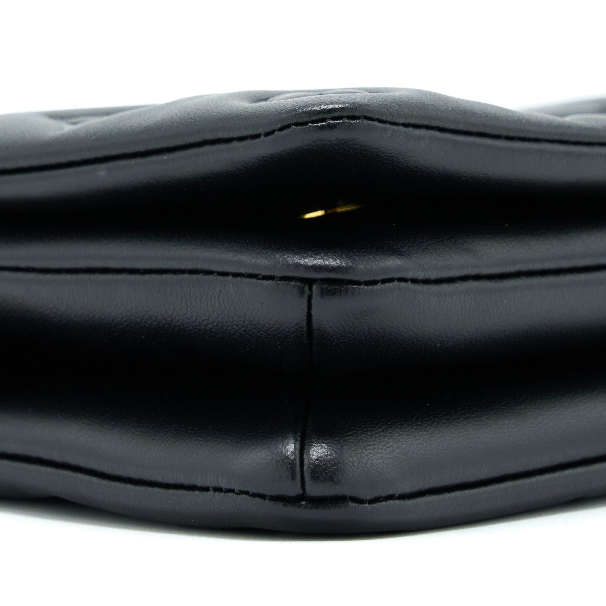 AAA Replica Louis Vuitton LV POCHETTE COUSSIN MONOGRAM-EMBOSSED LAMBSKIN BLACK GHW