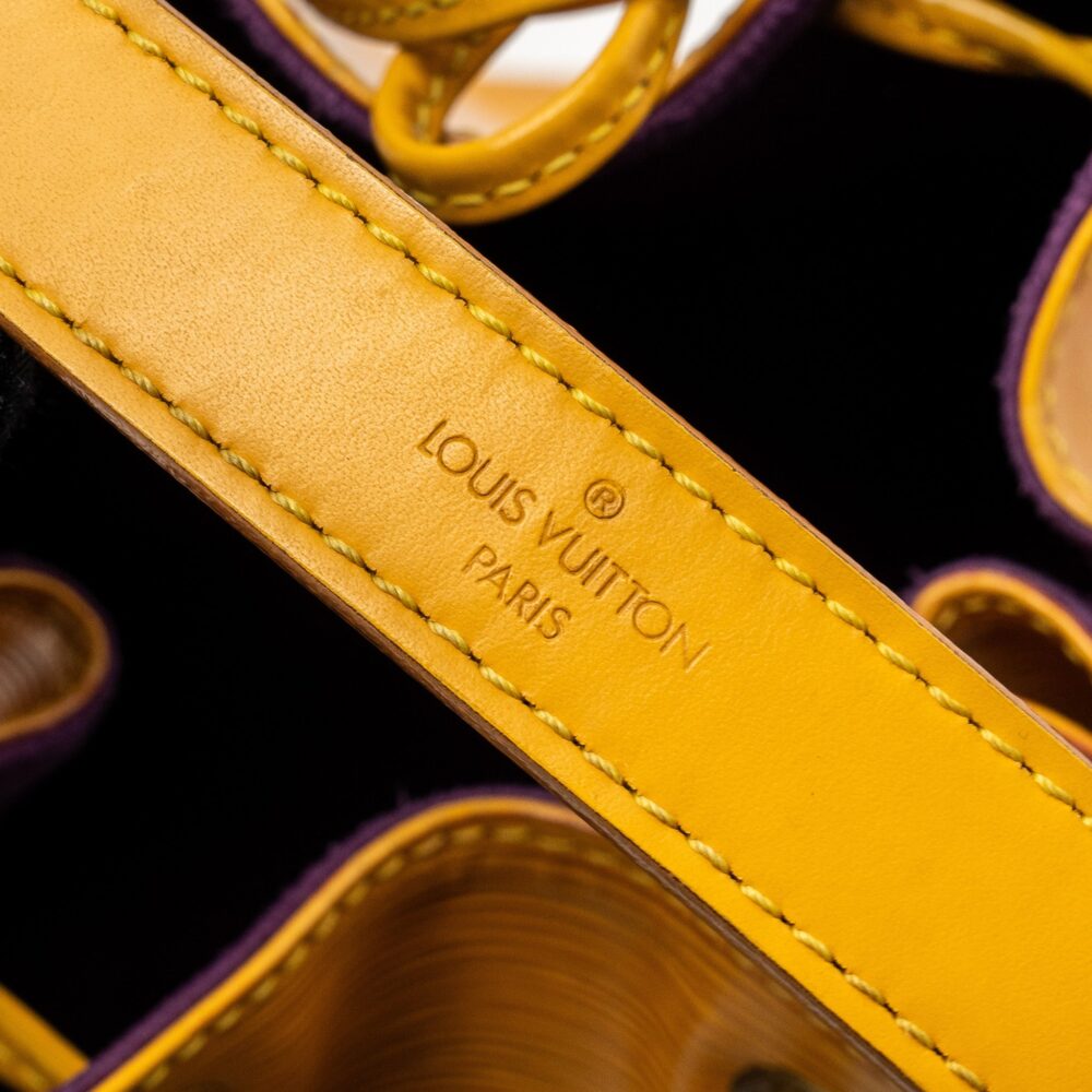 AAA Replica Louis Vuitton LV VINTAGE PETIT NOE EPI YELLOW GHW