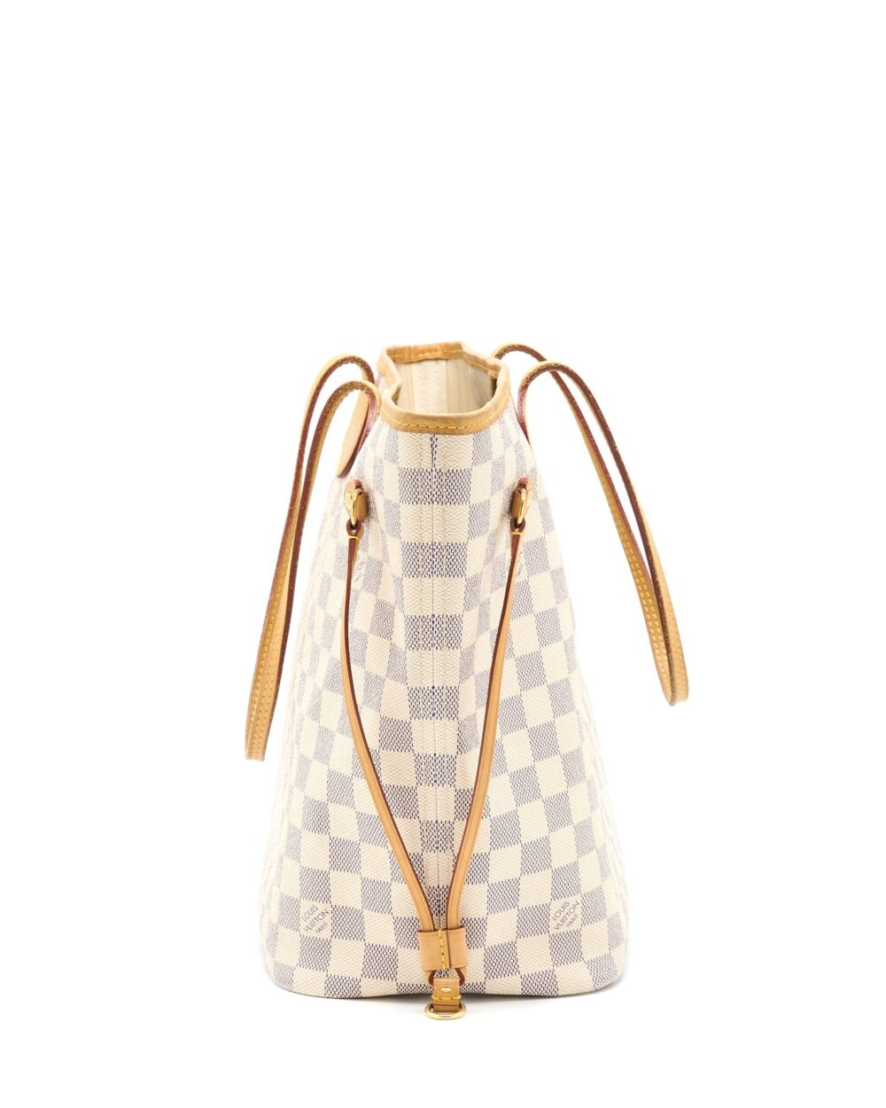 AAA Replica Louis Vuitton LV NEVERFULL MM DAMIER AZUR GHW