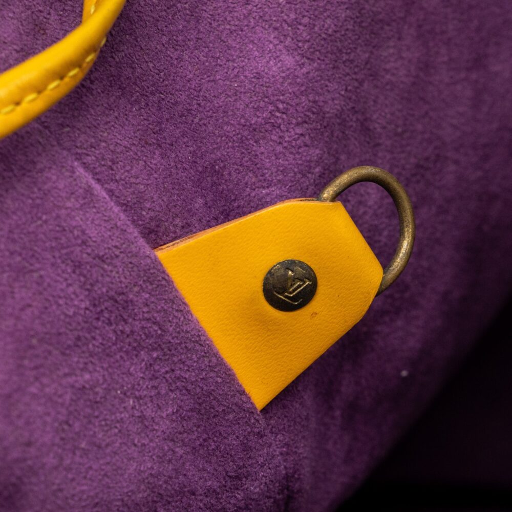 AAA Replica Louis Vuitton LV VINTAGE PETIT NOE EPI YELLOW GHW