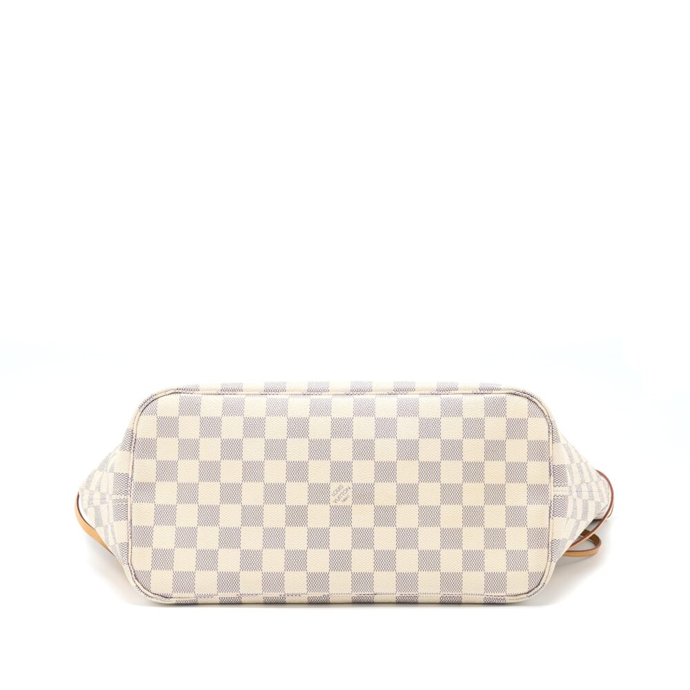 AAA Replica Louis Vuitton LV NEVERFULL MM DAMIER AZUR GHW
