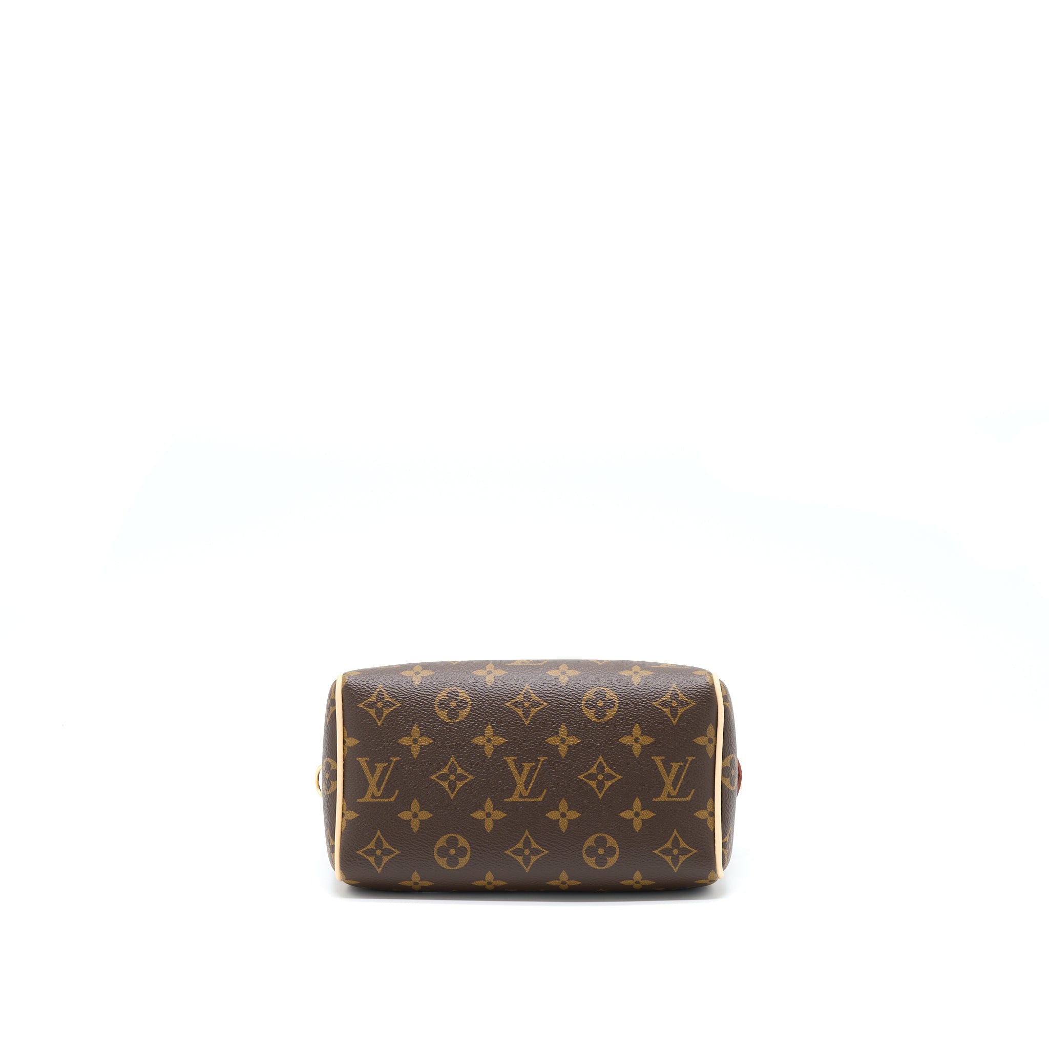 AAA Replica Louis Vuitton LV SPEEDY BANDOULIERE 20 MONOGRAM CANVAS WITH BLACK STRAP GHW
