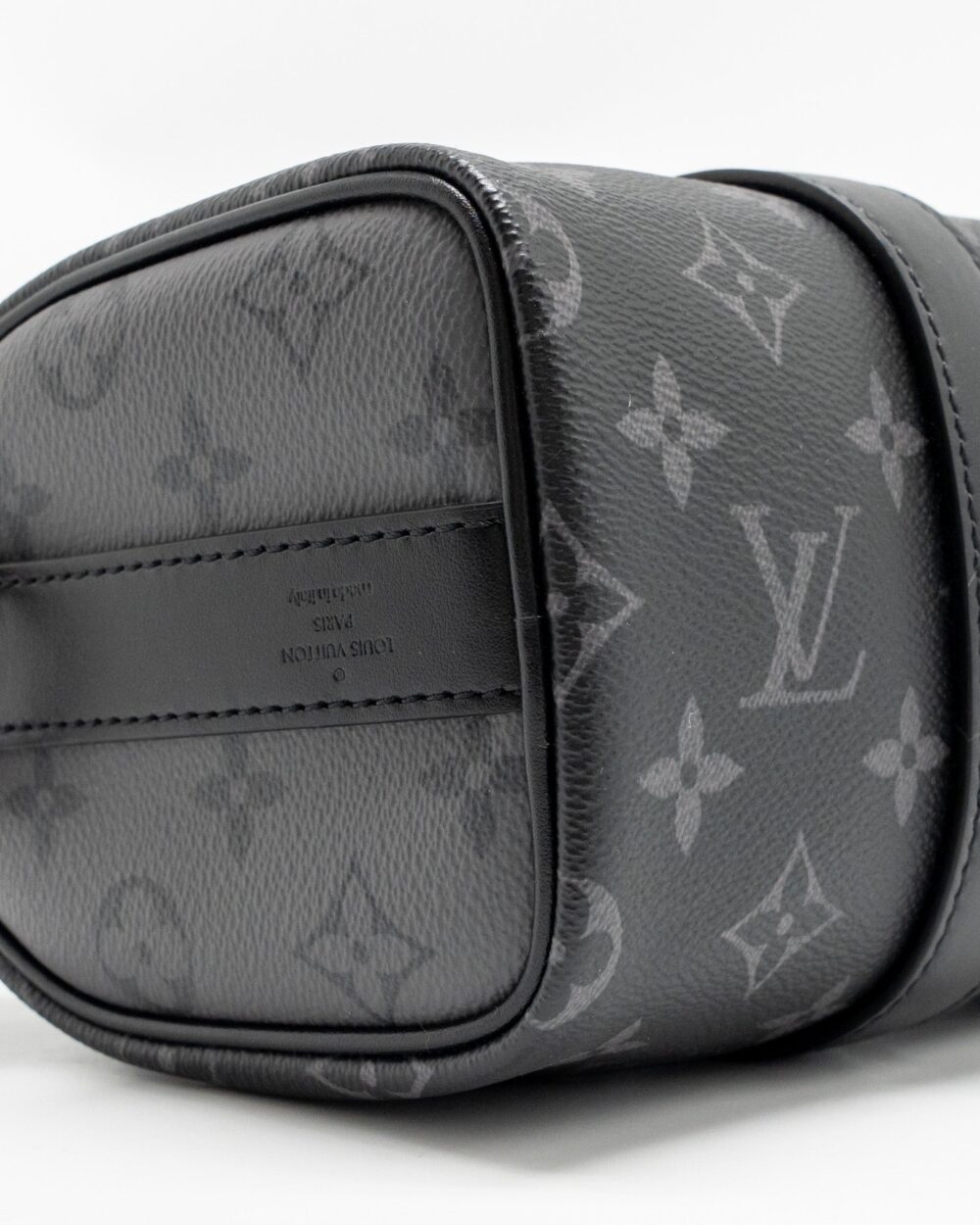 AAA Replica Louis Vuitton LV KEEPALL BANDOULIERE 25 MONOGRAM ECLIPSE SHW