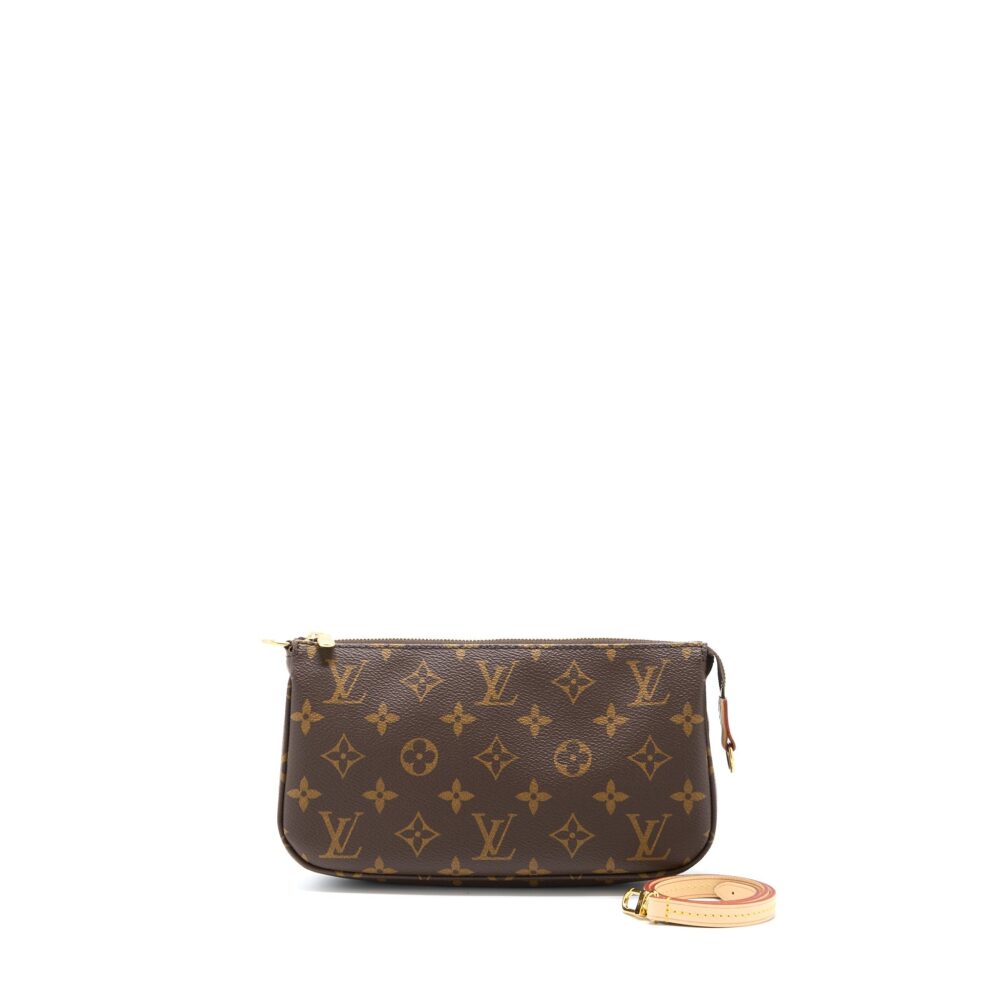 AAA Replica Louis Vuitton LV POCHETTE ACCESSORIES MONOGRAM CANVAS GHW