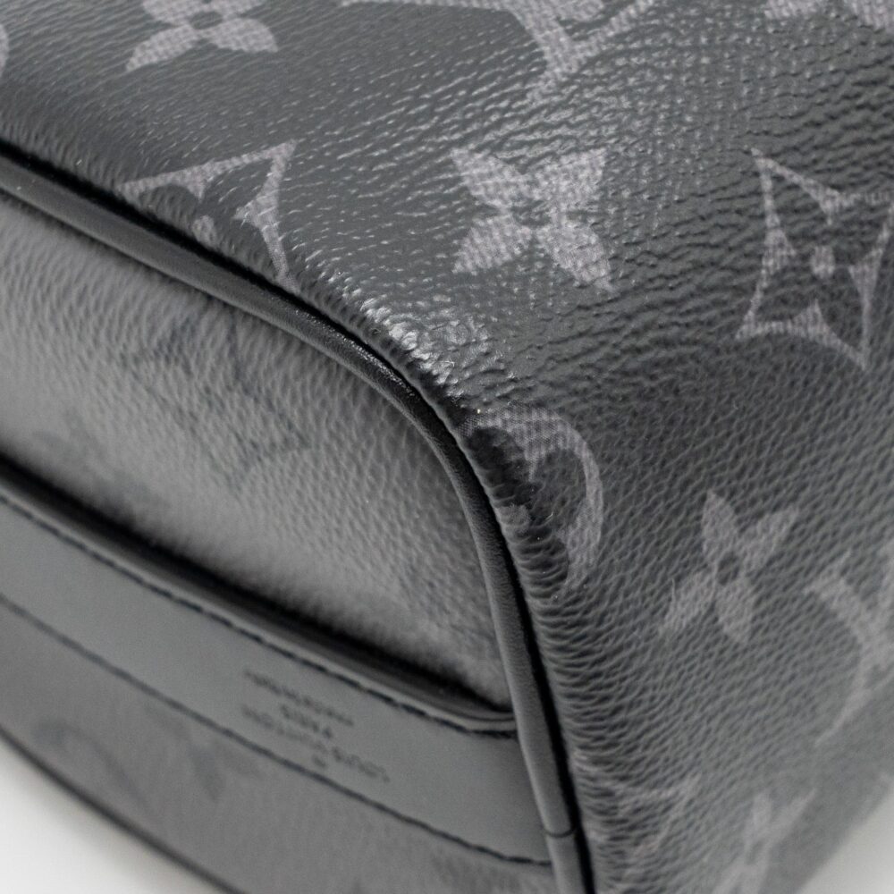 AAA Replica Louis Vuitton LV KEEPALL BANDOULIERE 25 MONOGRAM ECLIPSE SHW
