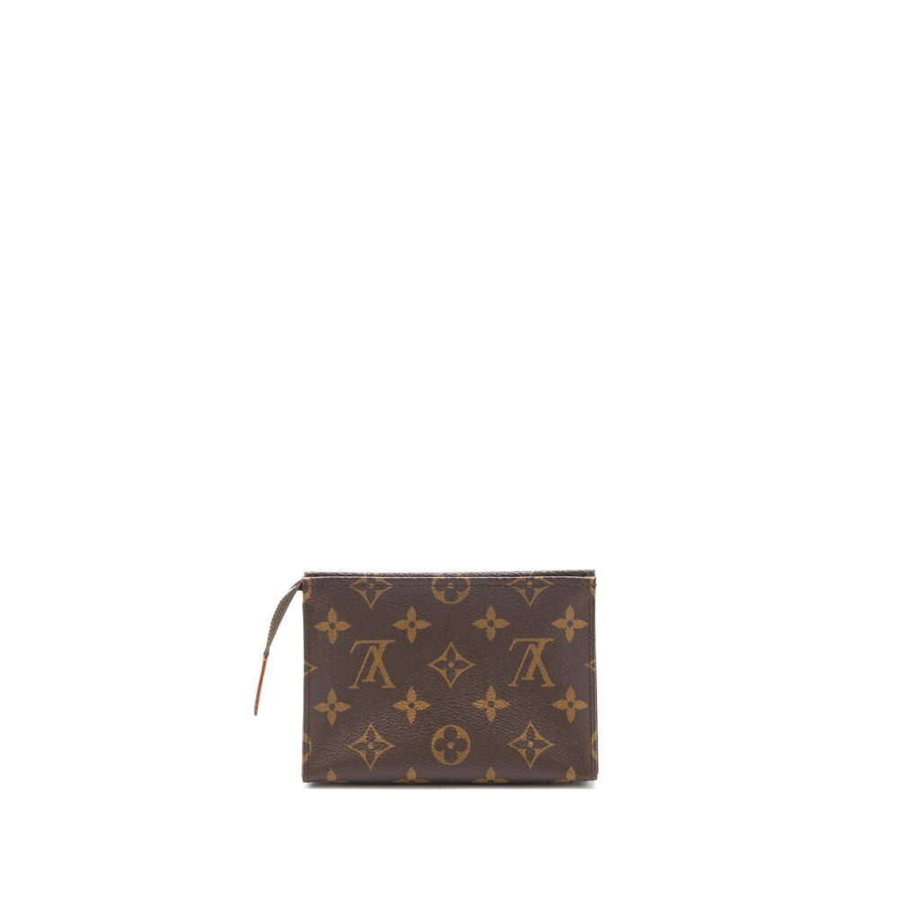 AAA Replica Louis Vuitton LV TOILETRY POCHETTE 15 MONOGRAM CANVAS GHW