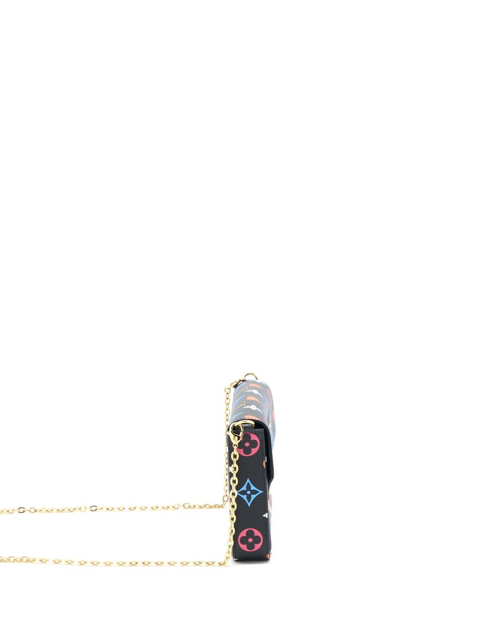 AAA Replica Louis Vuitton LV LIMITED EDITION FELICIE MULTICOLOUR MONOGRAM CANVAS GHW