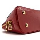 AAA Replica Louis Vuitton LV ALMA BB LIMITED EDITION VERNI MIROIR PATENT RED/MONOGRAM CANVAS GHW