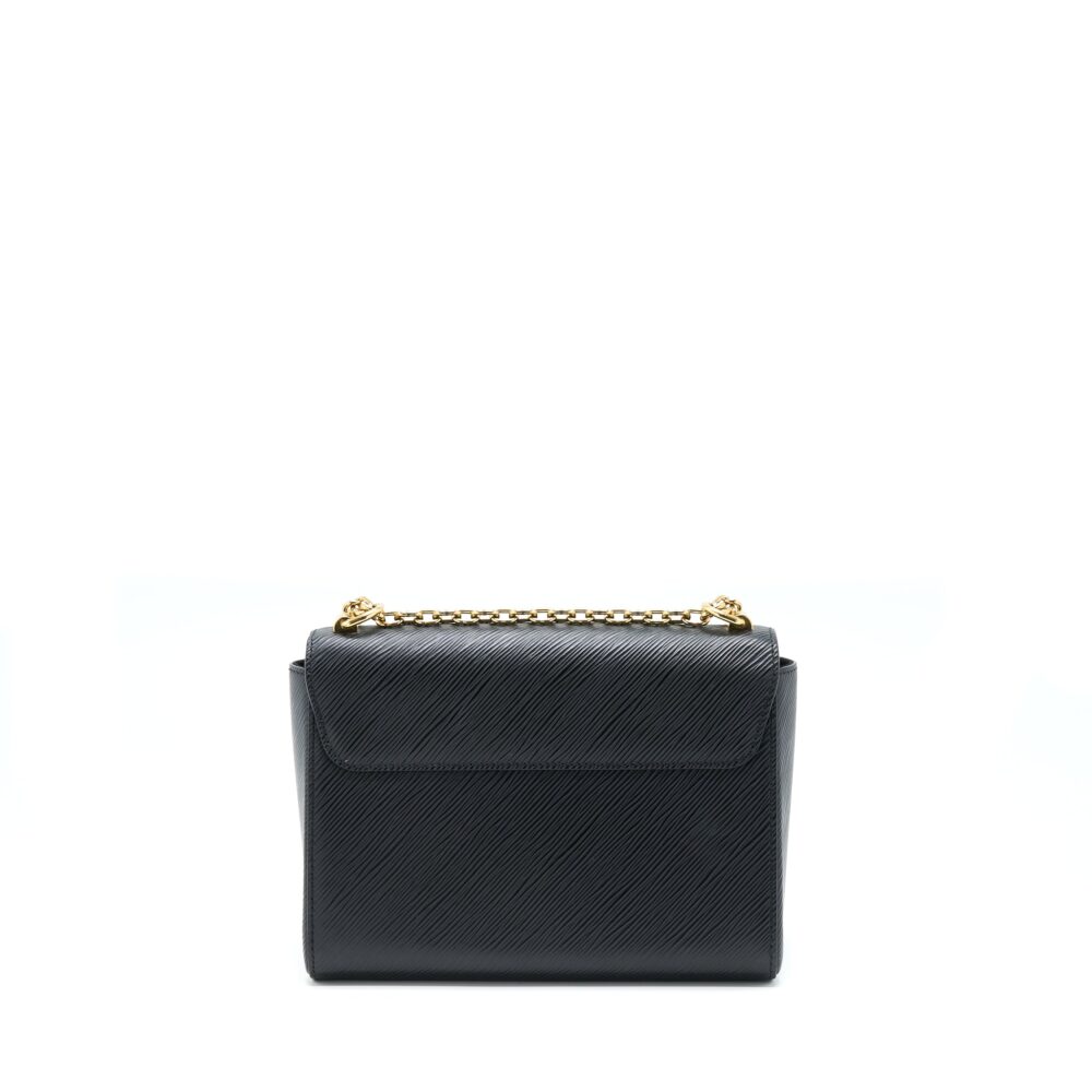 AAA Replica Louis Vuitton LV TWIST MM EPI BLACK GHW