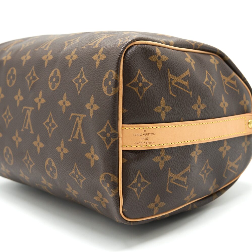 AAA Replica Louis Vuitton LV SPEEDY 25 MONOGRAM CANVAS WITH INITIAL