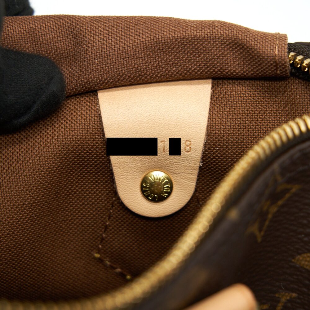 AAA Replica Louis Vuitton LV SPEEDY 25 MONOGRAM CANVAS WITH INITIAL