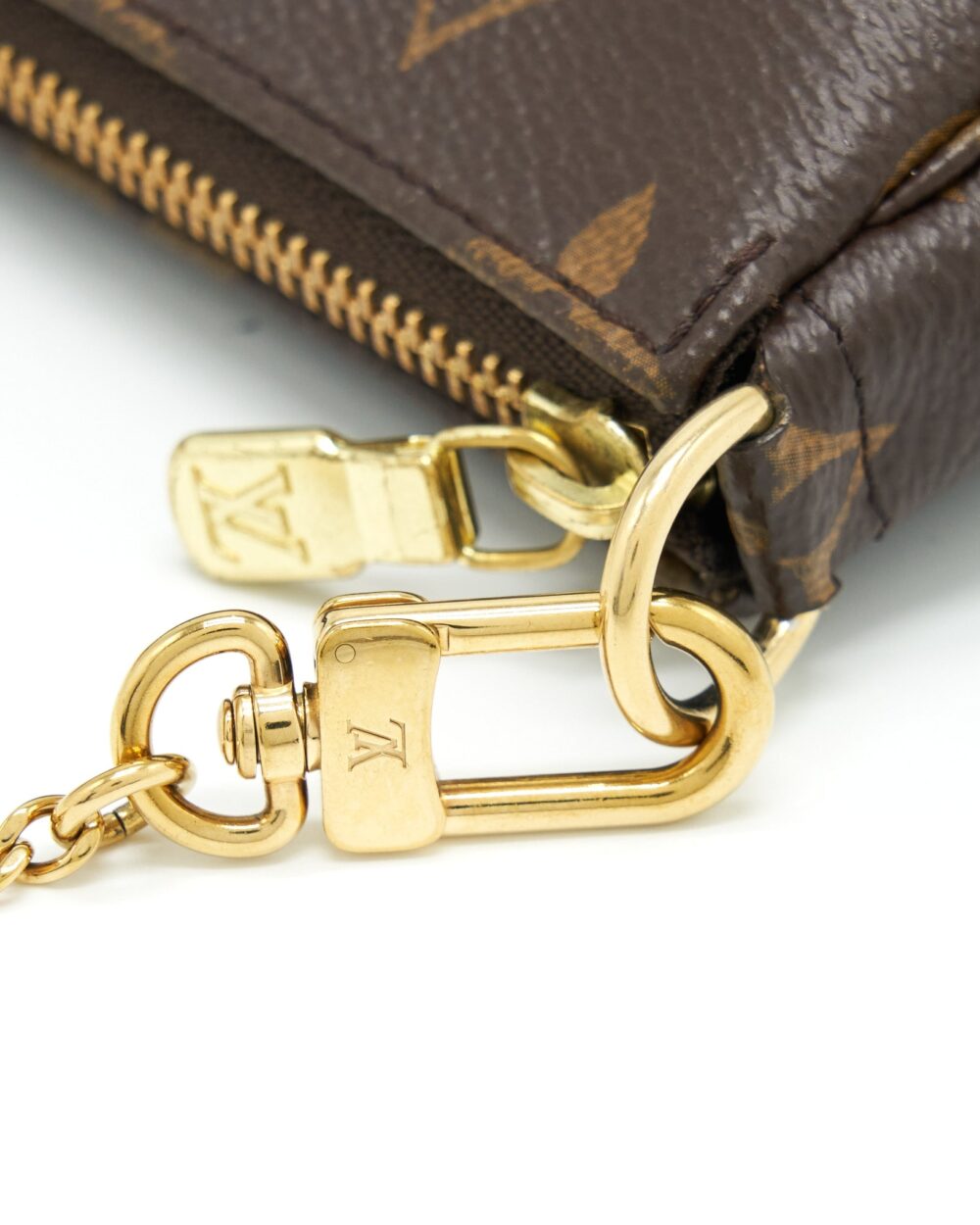 AAA Replica Louis Vuitton LV MINI POCHETTE MONOGRAM CANVAS GHW