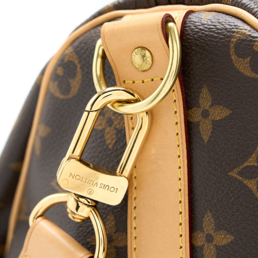 AAA Replica Louis Vuitton LV KEEPALL BANDOULIRE 50 MONOGRAM CANVAS GHW