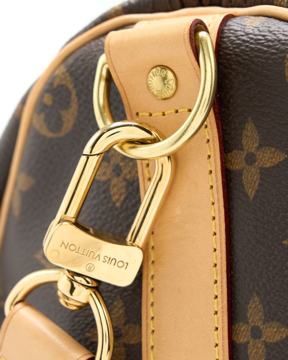 AAA Replica Louis Vuitton LV KEEPALL BANDOULIRE 50 MONOGRAM CANVAS GHW
