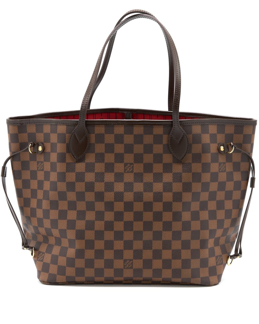 AAA Replica Louis Vuitton LV NEVERFULL MM DAMIER EBENE CANVAS GHW