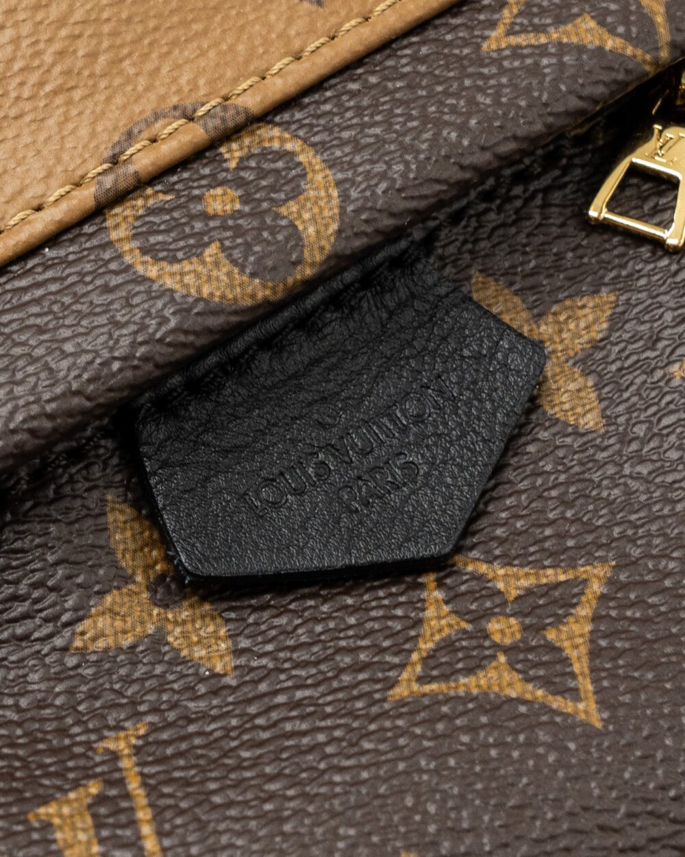 AAA Replica Louis Vuitton LV MINI PALM SPRING BACKPACK REVERSE MONOGRAM CANVAS GHW