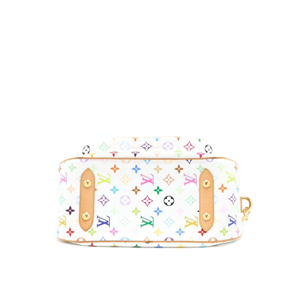 AAA Replica Louis Vuitton LV RITA BAG WHITE MONOGRAM MULTICOLOUR CANVAS GHW