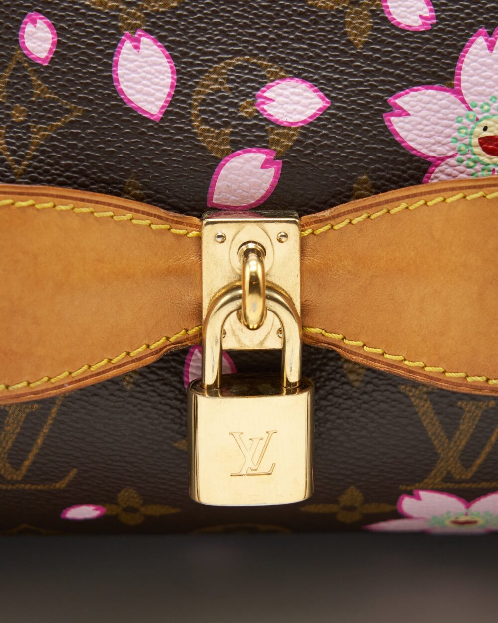 AAA Replica Louis Vuitton LV VINTAGE PAPILLON CHERRY BLOSSOM MONOGRAM CANVAS GHW