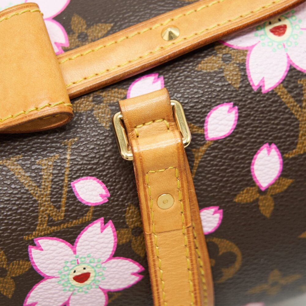 AAA Replica Louis Vuitton LV VINTAGE PAPILLON CHERRY BLOSSOM MONOGRAM CANVAS GHW
