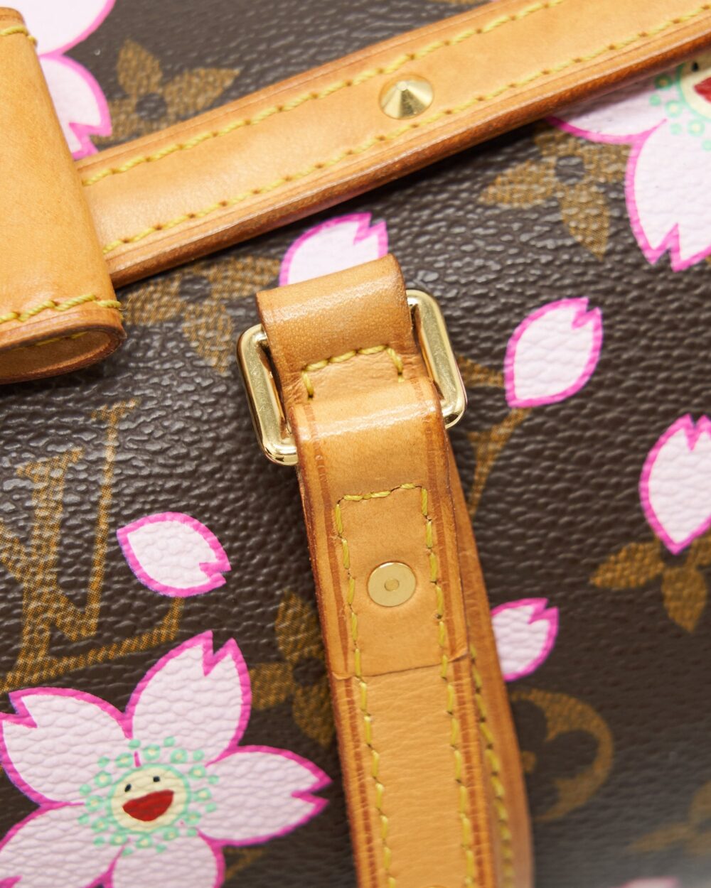 AAA Replica Louis Vuitton LV VINTAGE PAPILLON CHERRY BLOSSOM MONOGRAM CANVAS GHW