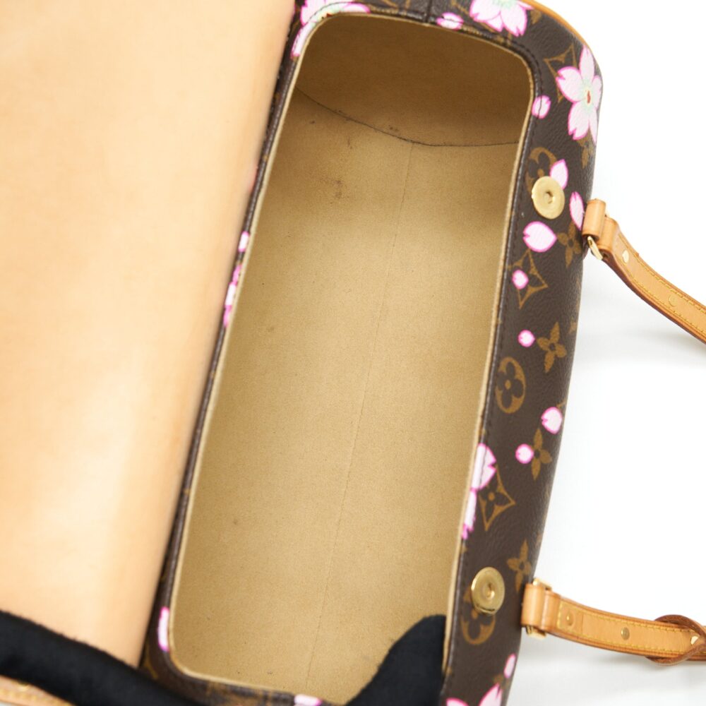 AAA Replica Louis Vuitton LV VINTAGE PAPILLON CHERRY BLOSSOM MONOGRAM CANVAS GHW