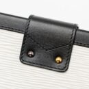 AAA Replica Louis Vuitton LV PETIT MALLE EPI WHITE/BLACK GHW