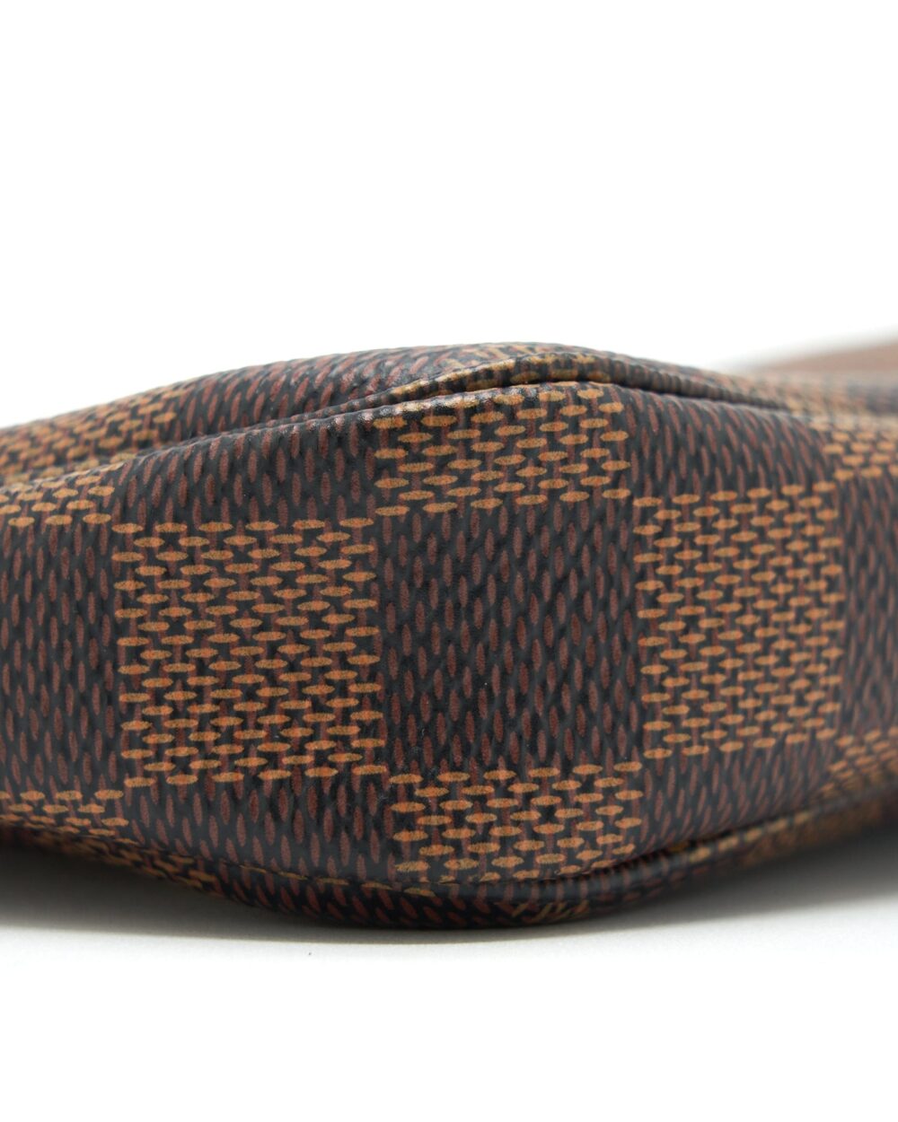 AAA Replica Louis Vuitton LV MINI POCHETTE ACCESSORIES DAMIER EBENE CANVAS GHW