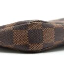 AAA Replica Louis Vuitton LV MINI POCHETTE ACCESSORIES DAMIER EBENE CANVAS GHW