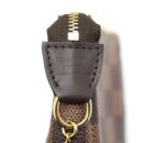 AAA Replica Louis Vuitton LV MINI POCHETTE ACCESSORIES DAMIER EBENE CANVAS GHW