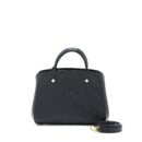 AAA Replica Louis Vuitton LV MONTAIGNE BB MONOGRAM EMPRENITE BLACK GHW