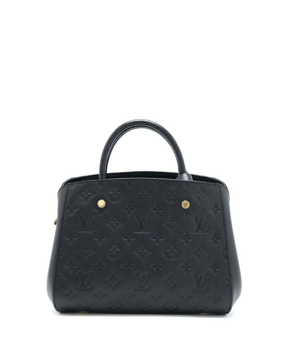 AAA Replica Louis Vuitton LV MONTAIGNE BB MONOGRAM EMPRENITE BLACK GHW