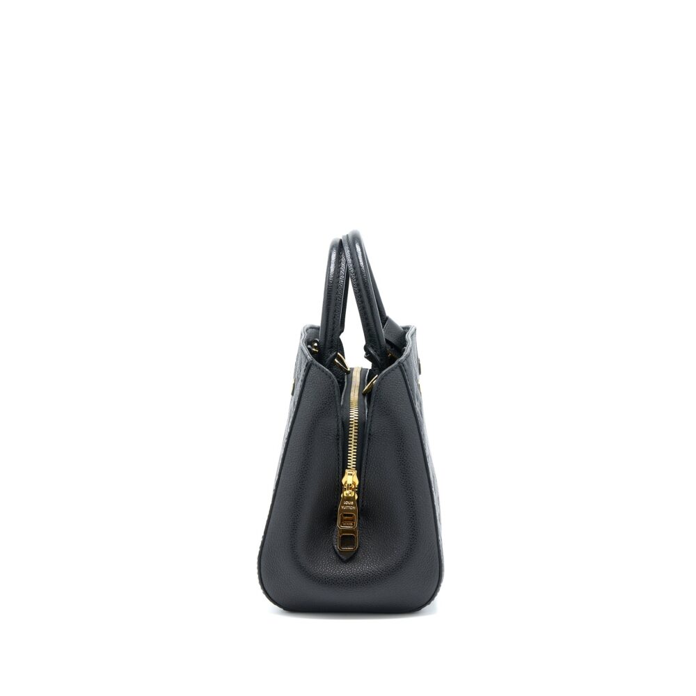 AAA Replica Louis Vuitton LV MONTAIGNE BB MONOGRAM EMPRENITE BLACK GHW