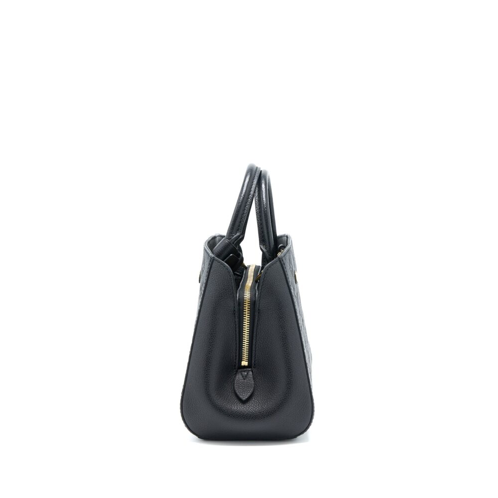 AAA Replica Louis Vuitton LV MONTAIGNE BB MONOGRAM EMPRENITE BLACK GHW