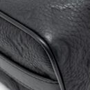 AAA Replica Louis Vuitton LV KEEPALL BANDOULIERE 25 MONOGRAM TAURILLON LEATHER BLACK WITH BLACK HARDWARE