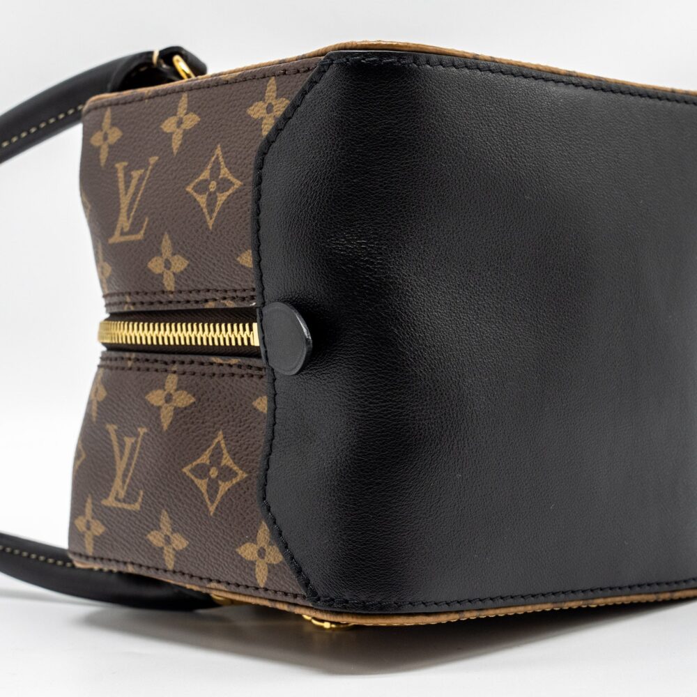 AAA Replica Louis Vuitton LV SQUARE BAG MONOGRAM REVERSE CANVAS GHW