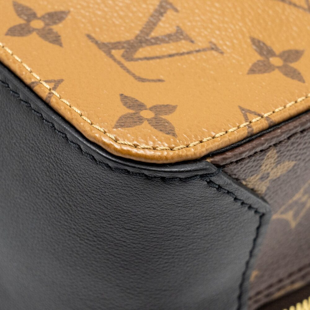 AAA Replica Louis Vuitton LV SQUARE BAG MONOGRAM REVERSE CANVAS GHW