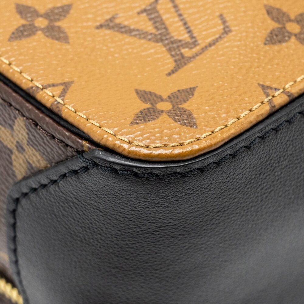 AAA Replica Louis Vuitton LV SQUARE BAG MONOGRAM REVERSE CANVAS GHW