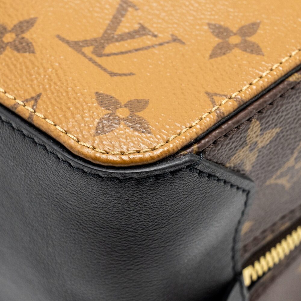 AAA Replica Louis Vuitton LV SQUARE BAG MONOGRAM REVERSE CANVAS GHW