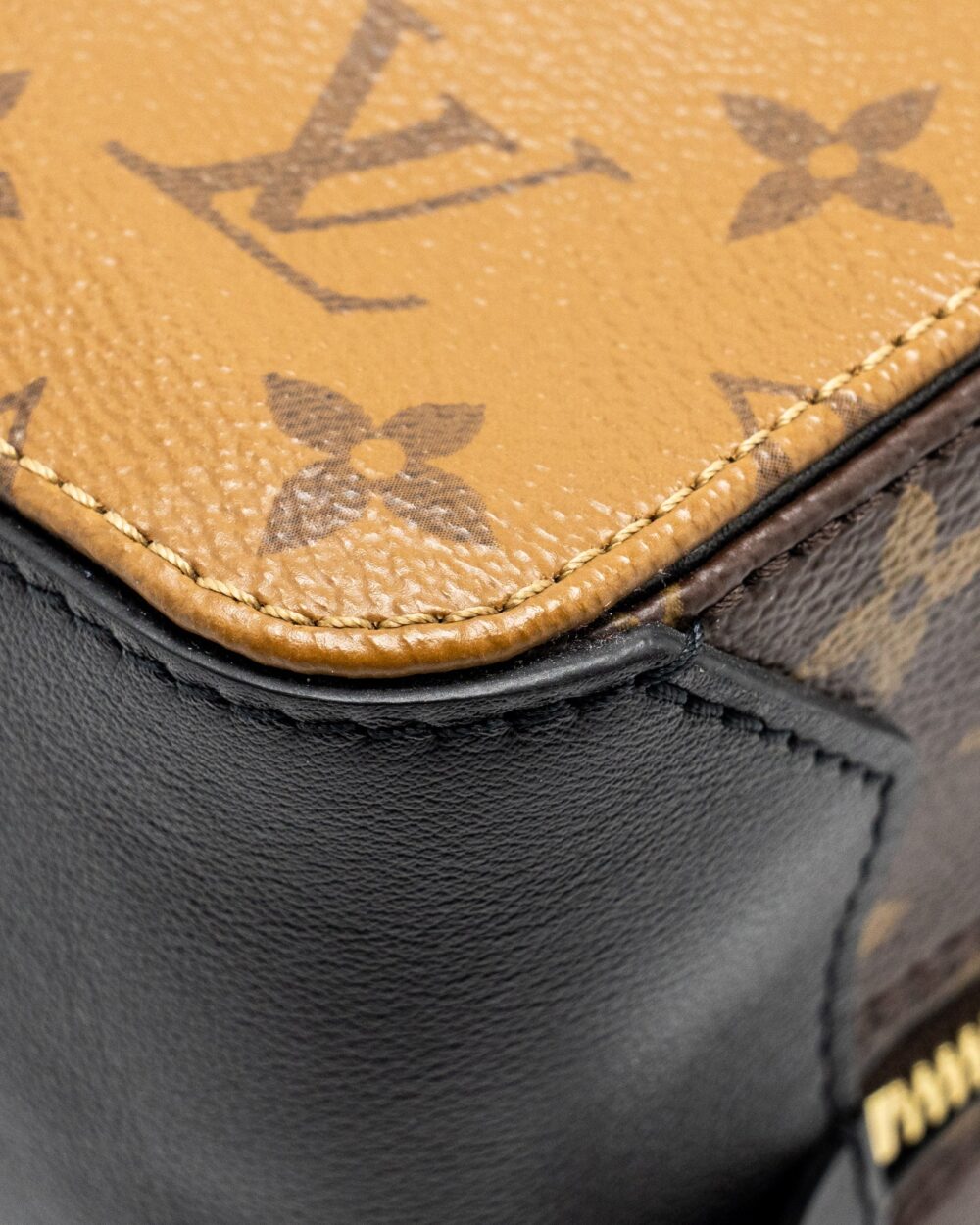 AAA Replica Louis Vuitton LV SQUARE BAG MONOGRAM REVERSE CANVAS GHW