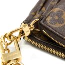 AAA Replica Louis Vuitton LV MULTI POCHETTE ACCESSORIES MONOGRAM CANVAS ROSE CLAIR GHW