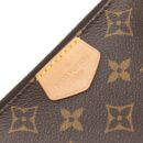 AAA Replica Louis Vuitton LV MULTI POCHETTE ACCESSORIES MONOGRAM CANVAS ROSE CLAIR GHW