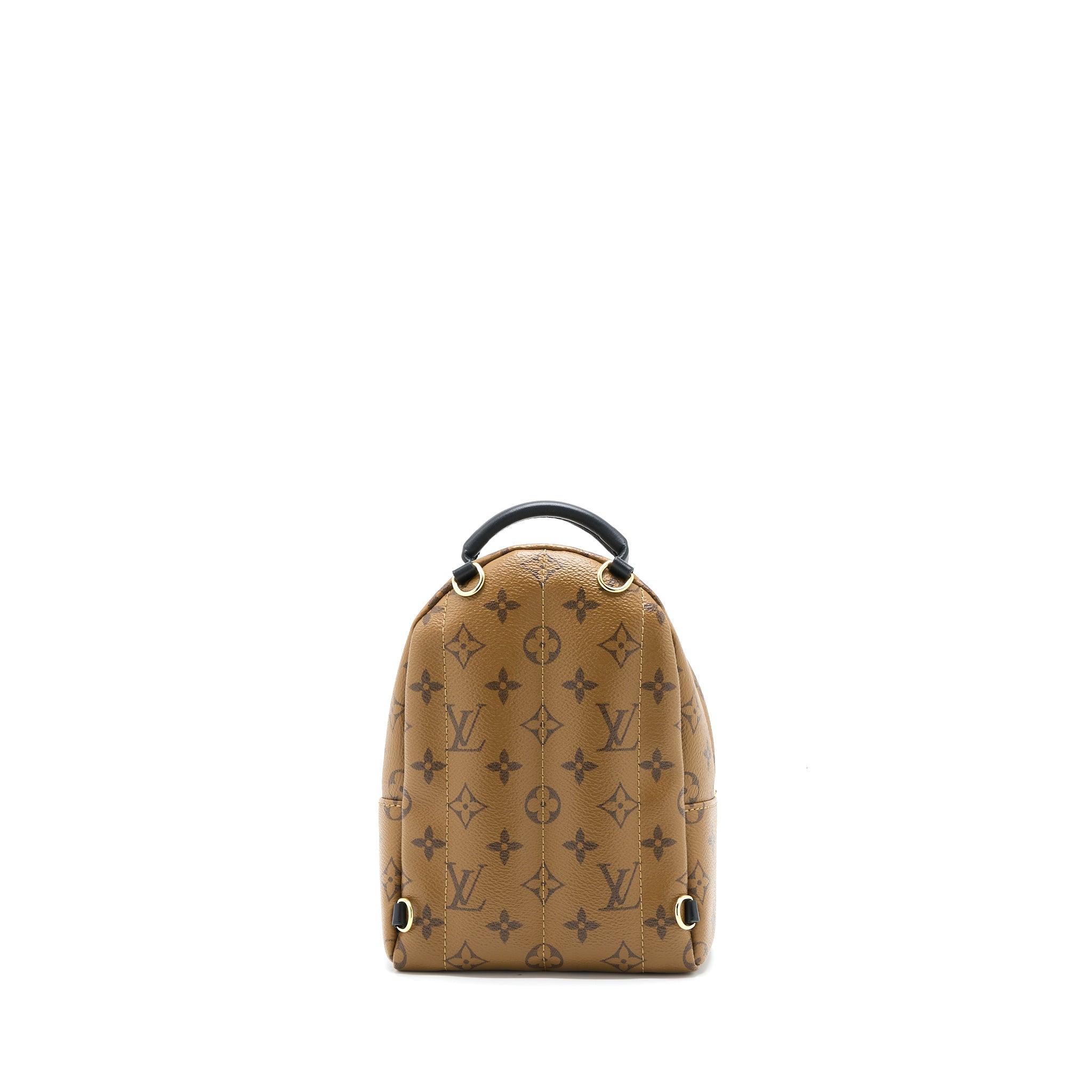 AAA Replica Louis Vuitton LV PALM SPRINGS MINI BACKPACK MONOGRAM REVERSE CANVAS GHW