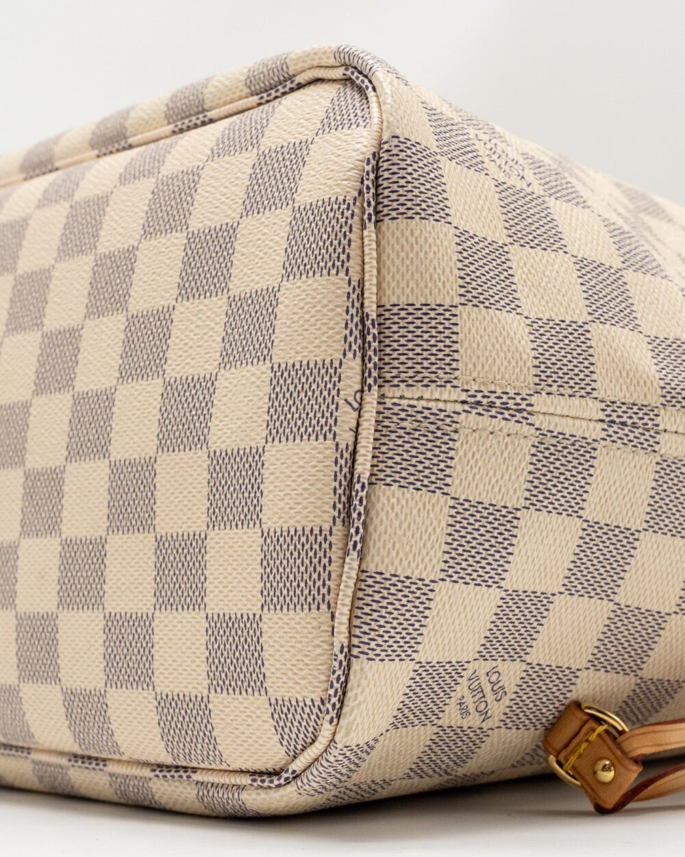 AAA Replica Louis Vuitton LV NEVERFULL MM DAMIER AZUR CANVAS GHW