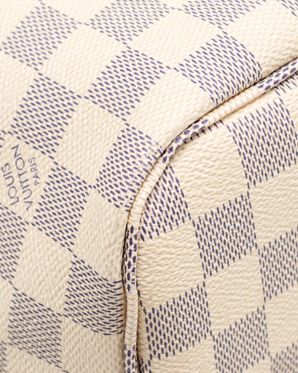 AAA Replica Louis Vuitton LV NEVERFULL MM DAMIER AZUR CANVAS GHW